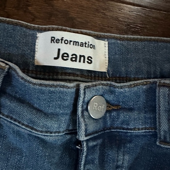 Reformation- skinny High Waist Jeans- size 25-EUC-Blue - Picture 6 of 9